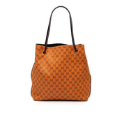 グッチ GGキャンバス トートバッグ ショルダーバッグ 257275 オレンジ キャンバス レザー レディース GUCCI 【中古】